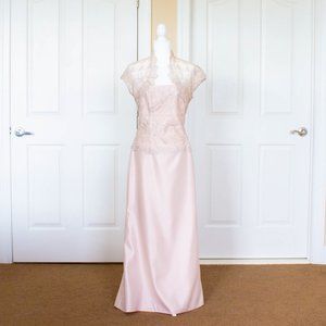 Scott McClintock Strapless Gown with Bolero